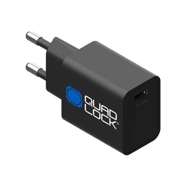 Adaptador de corriente QUAD LOCK 30W tipo C USB standard UE