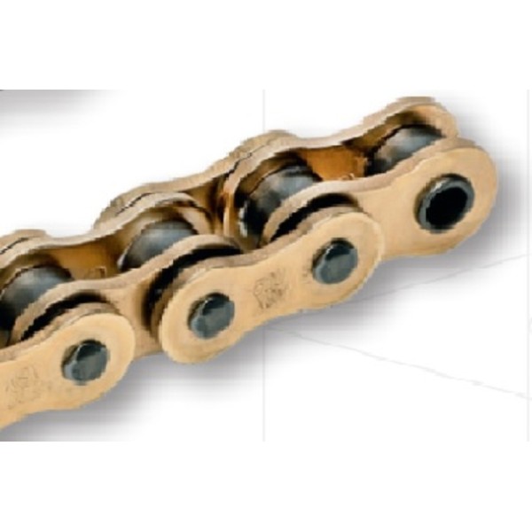 AFAM CHAIN MX6 520 P CLIP, GLD/GLD, 114