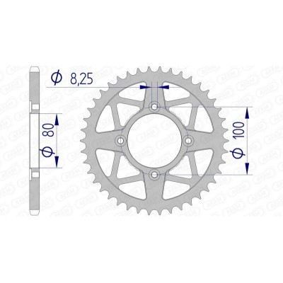 AFAM RR SPROC 520 ALU UL HA...