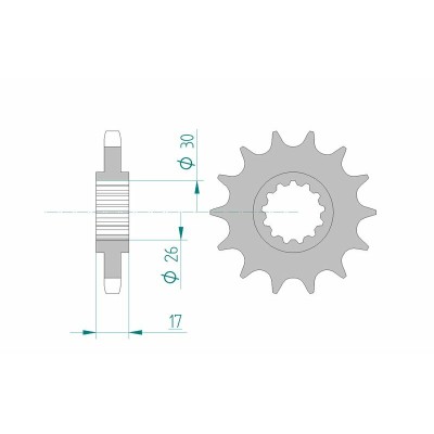 AFAM FR SPROC 530 STEEL ST...