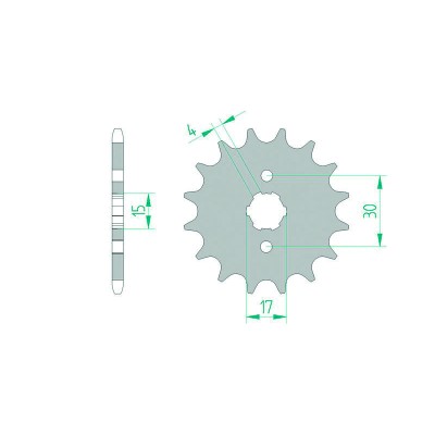 AFAM FR SPROC 420 STEEL ST...