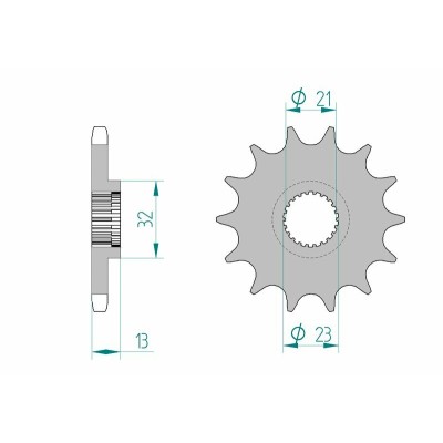AFAM FR SPROC 428 STEEL ST...