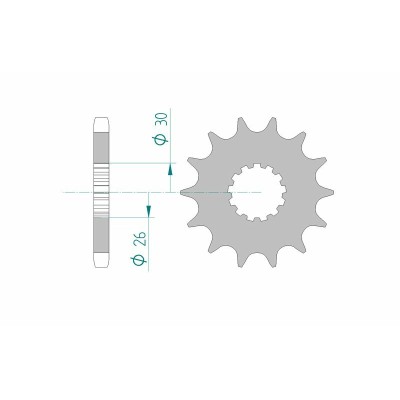 AFAM FR SPROC 530 STEEL ST...