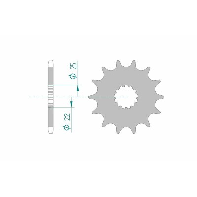 AFAM FR SPROC 520 STEEL ST...