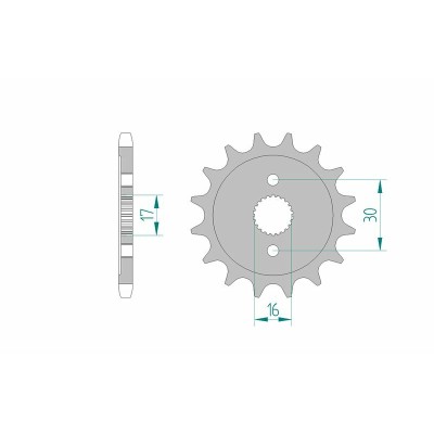 AFAM FR SPROC 428 STEEL ST...