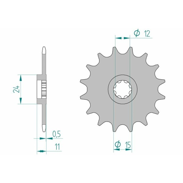 AFAM FR SPROC 415 STEEL ST 94100, 11