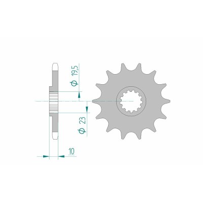 AFAM FR SPROC 520 STEEL SC...