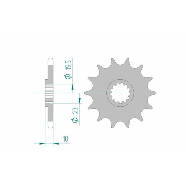 AFAM FR SPROC 520 STEEL SC 22303, 12