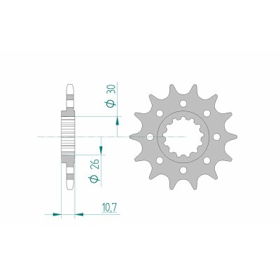 AFAM FR SPROC 520 STEEL RAC...