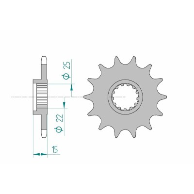 AFAM FR SPROC 520 STEEL ST...