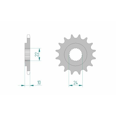 AFAM FR SPROC 520 STEEL ST...