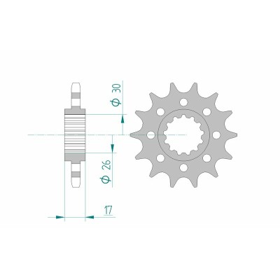 AFAM FR SPROC 525 STEEL ST...