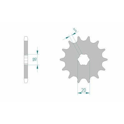 AFAM FR SPROC 520 STEEL ST...