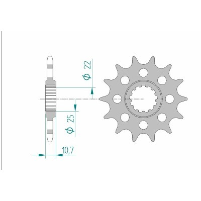 AFAM FR SPROC 520 STEEL ST...