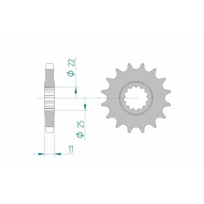 AFAM FR SPROC 530 STEEL ST...