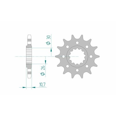 AFAM FR SPROC 525 STEEL ST...