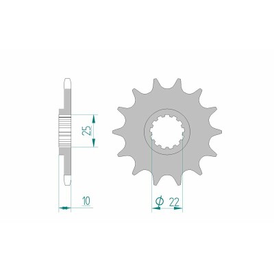 AFAM FR SPROC 520 STEEL ST...