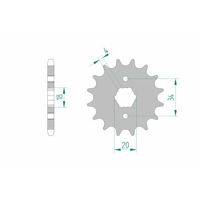AFAM FR SPROC 428 STEEL ST...