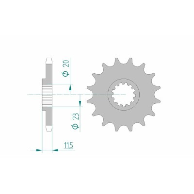 AFAM FR SPROC 428 STEEL ST...