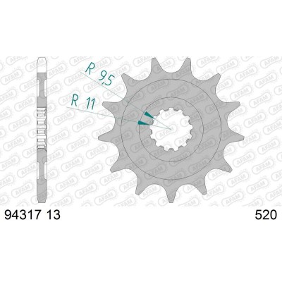 AFAM FR SPROC 520 STEEL ST...
