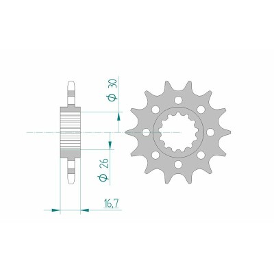 AFAM FR SPROC 520 STEEL ST...