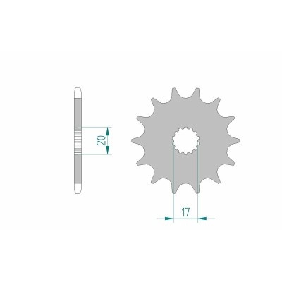 AFAM FR SPROC 520 STEEL ST...