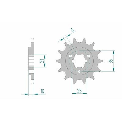 AFAM FR SPROC 520 STEEL ST...