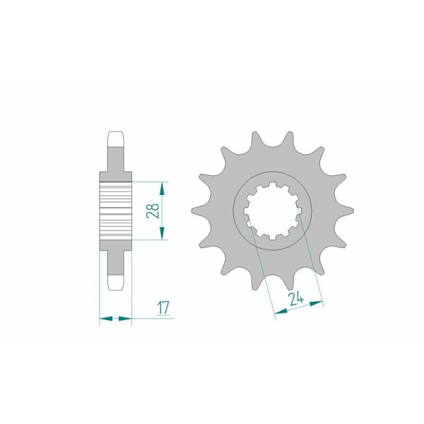 AFAM FR SPROC 530 STEEL ST 20504, 13