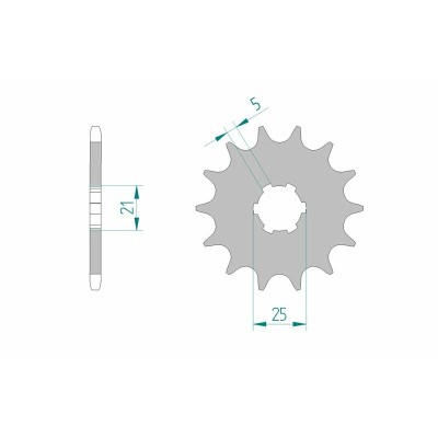 AFAM FR SPROC 520 STEEL ST...