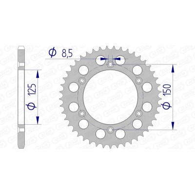 AFAM RR SPROC 520 ALU UL...