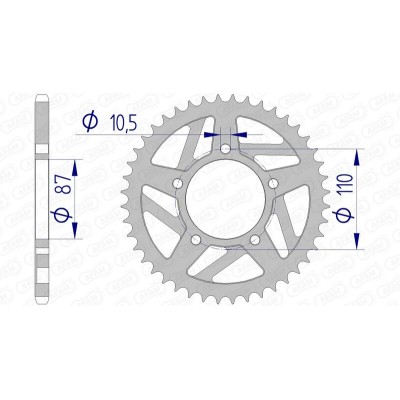 AFAM RR SPROC 520 ALU UL HA...