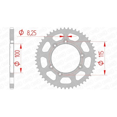 AFAM RR SPROC 420 STEEL ST...