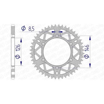 AFAM RR SPROC 520 ALU UL SC...