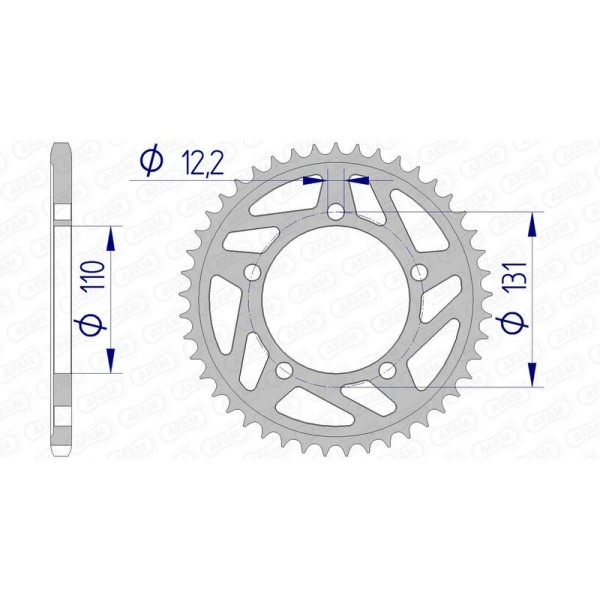 AFAM RR SPROC 520 ALU UL HA 165801, 40