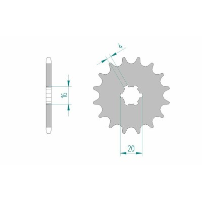 AFAM FR SPROC 420 STEEL ST...