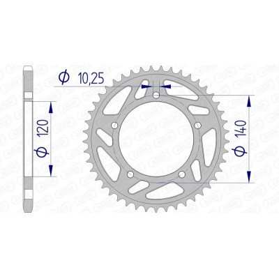 AFAM RR SPROC 520 ALU UL HA...