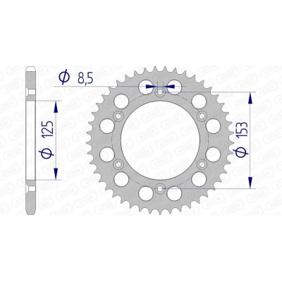 AFAM RR SPROC 520 ALU UL...