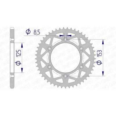 AFAM RR SPROC 520 ALU UL...