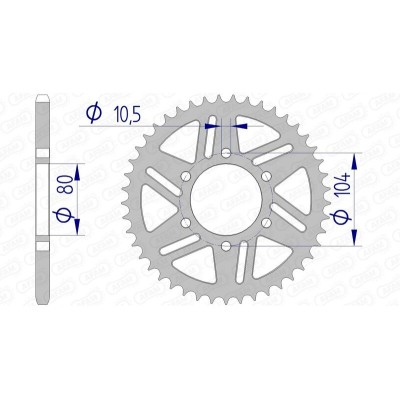 AFAM RR SPROC 520 ALU UL HA...