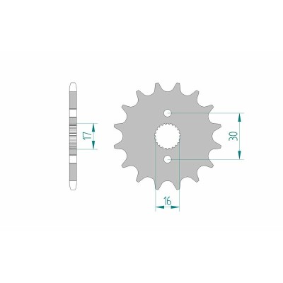 AFAM FR SPROC 520 STEEL SC...