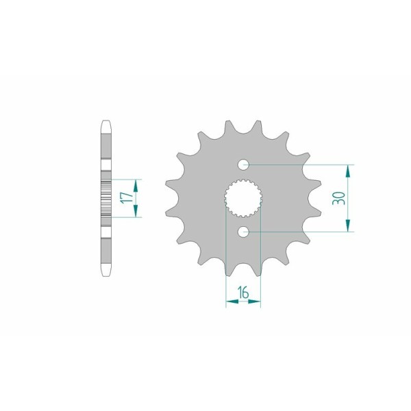 AFAM FR SPROC 520 STEEL SC 20105, 15