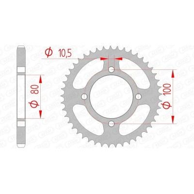AFAM RR SPROC 428 STEEL ST...