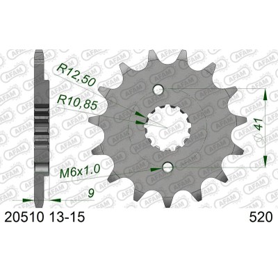 AFAM FR SPROC 520 STEEL ST...