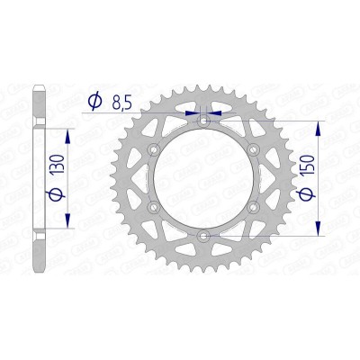 AFAM RR SPROC 520 ALU UL...