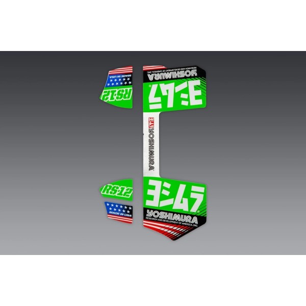 YOSHI SPARE PARTS STICKER RS-12, GRN