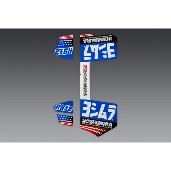 YOSHI SPARE PARTS STICKER RS-12, BLU