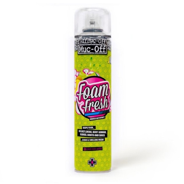 MUOFF KIT SPRAY HLMT FOAM FRESH 400MLX12