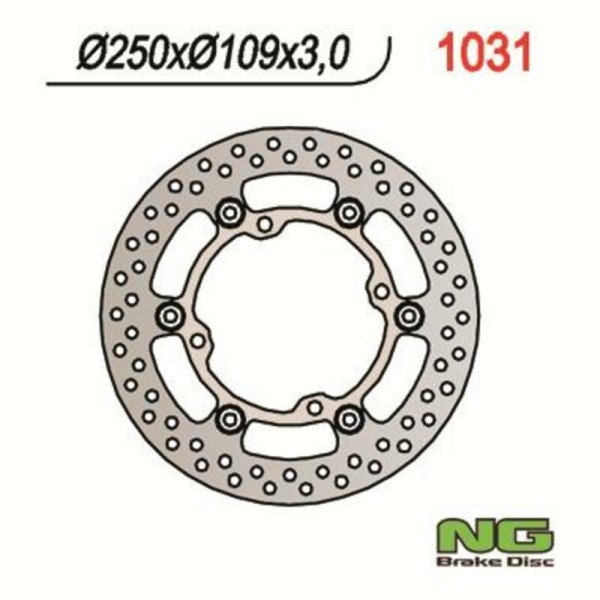 NG BRAKE DISC ROUND 1031/OLD