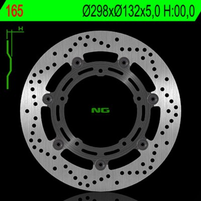 NG BRAKE DISC ROUND 165