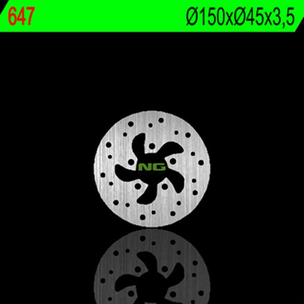 NG BRAKE DISC ROUND 647